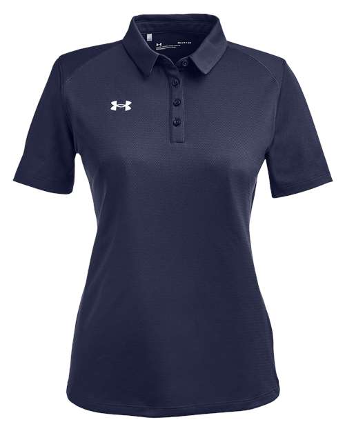 Under Armour 1370431, Women's Tech Polo, Midnight Navy/ White