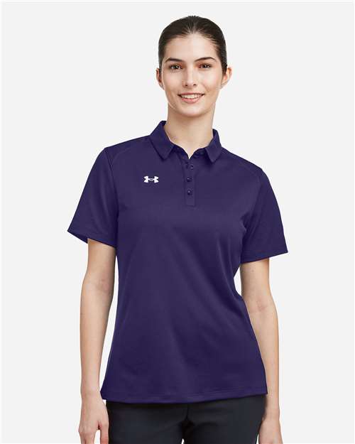 Under Armour 1370431, Women's Tech Polo, Purple/ White