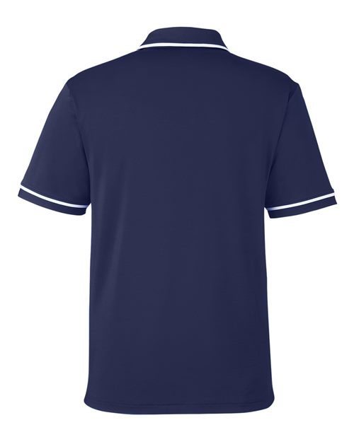 Under Armour 1376904, Men's Tipped Teams Performance Polo, Midnight Navy/ White