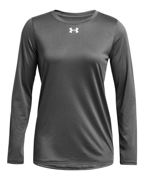 Under Armour 1376852, Women's Team Tech Long Sleeve T-shirt, Castlerock/ White