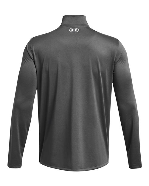 Under Armour 1376844, Men's Team Tech Quarter-zip Pullover, Castlerock/ White