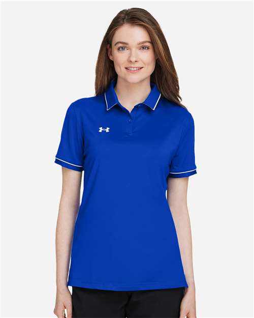 Women's Tipped Teams Performance Polo - - 14837 Royal White 1376905 155E2 2025 Polo Guide 2025 Polo Guide Activewear 2025 Polo Guide Activewear - Teams 6-6.9 oz AB Retail Exclusive Brands Activewear Antimicrobial Apparel Back to School 2025 CA CA New ab Moisture-Management New AB Performance Polos Polos & Knits Polyester S&S Exclusive Brands Short Sleeves Spandex Spiritwear Sport Shirts Sun/UV Protection Tops Under Armour Visible Logos Womens