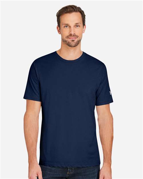 Men's Athletic 2.0 T-Shirt - - 14839 Midnight Navy White 1383264 180E2 2025 T-Shirt Guide 2025 T-Shirt Guide Heavyweight 2025 T-Shirt Guide Uniforms 7-7.9 oz AB Retail Exclusive Brands Apparel CA New ab Cotton Crewneck Explore Corporate Explore Corporate Gifting & Incentives Explore Corporate Gifting - Budget Friendly Mens & Unisex New AB Polyester Raglans S&S Exclusive Brands Short Sleeves Side Seams T-Shirts T-Shirts - Premium Tops Under Armour Visible Logos