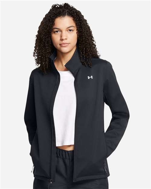 Women's ColdGear® Infrared Shield 2.0 Jacket - - 14840 Black White 1371594 140E2 9-9.9 oz AB Retail Exclusive Brands Adjustable CA New ab Drawstring Full-Zips Jackets New AB Outerwear Pockets Polyester Polyester - 100% S&S Exclusive Brands Under Armour Water Resistant Windbreakers Womens Zips