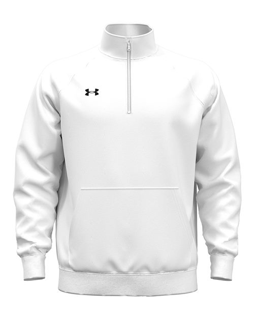 Men's Rival Fleece Quarter-Zip Pullover - - 14849 White Black 1386016 186E2 2025 Fleece Guide 2025 Fleece Guide Activewear 2025 Fleece Guide Activewear - Quarter-Zips 8-8.9 oz AB Retail Exclusive Brands CA New ab Cotton Fleece Long Sleeves Mens & Unisex New AB Playbook - Corporate Playbook Corporate Uniforming in the Summer Playbook Summer to School Pockets Polos & Knits Polyester Pullovers Quarter-Zips S&S Exclusive Brands Say Yes to S&S Sweatshirts & Fleece Tops Under Armour Visible Logos Zips