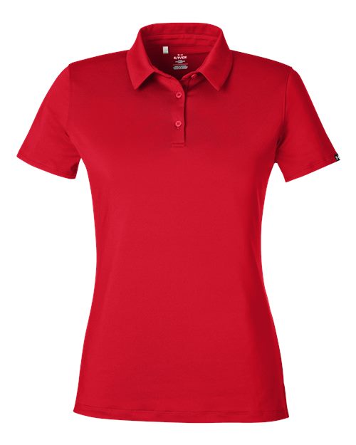 Under Armour 1385910, Women's Recycled Polo, Red/ White