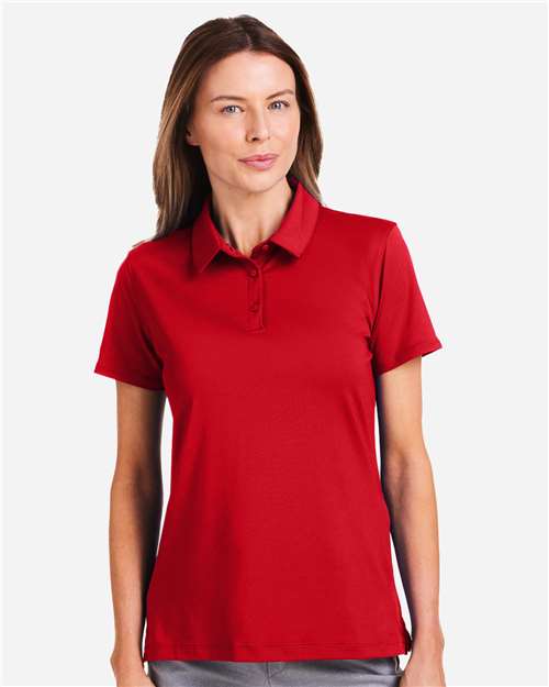 Under Armour 1385910, Women's Recycled Polo, Red/ White