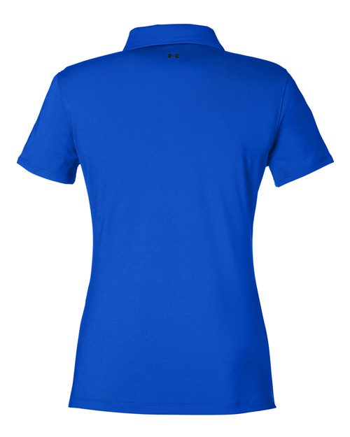 Under Armour 1385910, Women's Recycled Polo, Royal/ White