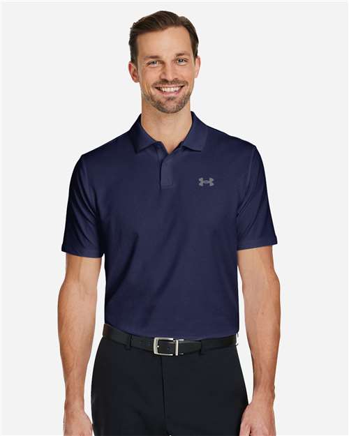 Men's Performance 3.0 Golf Polo - - 14864 Midnight Navy Pitch Grey 1377374 158E2 6-6.9 oz AB Retail Exclusive Brands Activewear Antimicrobial Apparel CA New ab Mens & Unisex Moisture-Management New AB Performance Playbook - Events Playbook - Sporting Events Playbook Summer to School Polos Polos & Knits Polyester Relaxed S&S Deep Deals S&S Exclusive Brands Short Sleeves Spandex Sport Shirts Sun/UV Protection Tops Under Armour Visible Logos