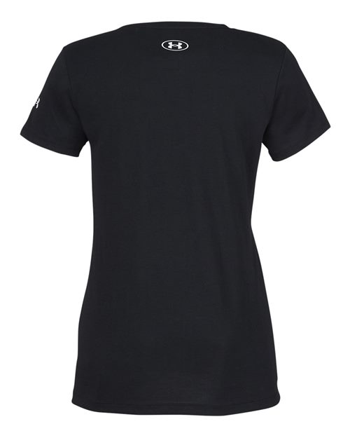 Under Armour 1383284, Women's Athletic 2.0 T-shirt, Black/ White