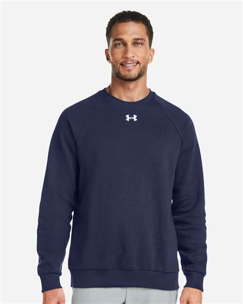 Men's Rival Fleece Crewneck Sweatshirt - - 14889 Midnight Navy White 1379755 166E2 2025 Fleece Guide 2025 Fleece Guide Activewear 2025 Fleece Guide Activewear - Crewnecks 8-8.9 oz AB Retail Exclusive Brands Apparel CA New ab Cotton Crewneck Explore Fitness & Wellness Explore Fitness & Wellness Gym & Training Explore Fitness & Wellness Physical Fitness Fleece Fleece - Premium - Crew Mens & Unisex New AB Polyester S&S Exclusive Brands Sweatshirts Sweatshirts & Fleece Tops Under Armour