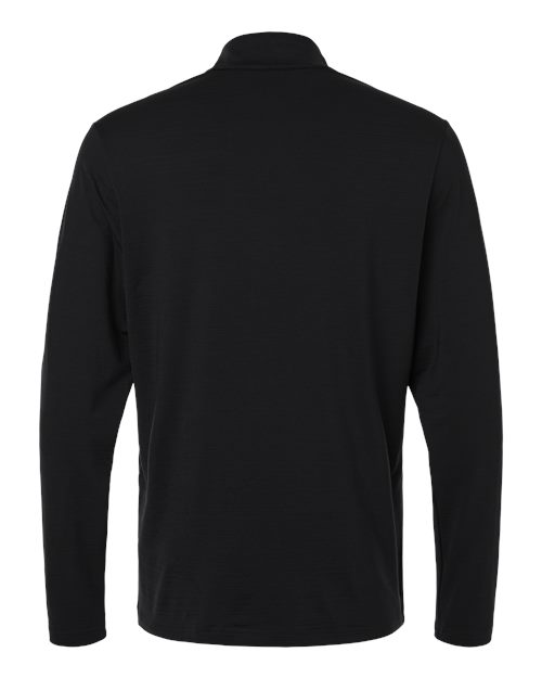 Adidas A708, Men's Textured Stripe Quarter-zip Pullover, Black