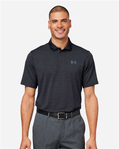 Men's 3.0 Striped Perf Polo -  - 14983