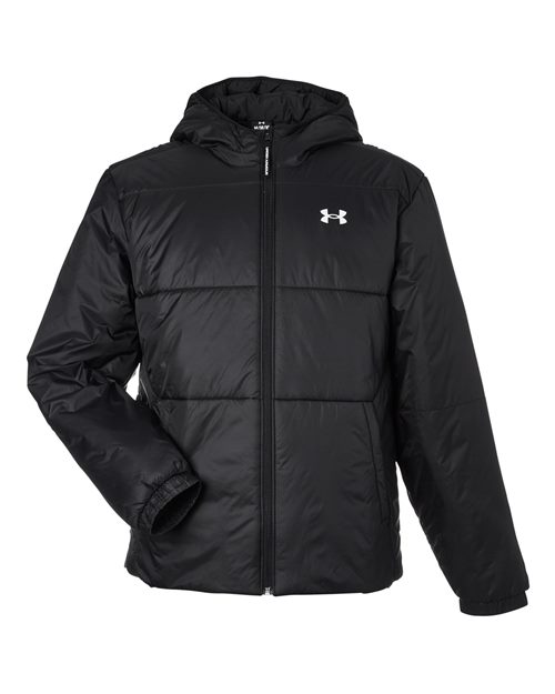 Under Armour 1389182, Men's Lw Insulated Jacket, Black/ White