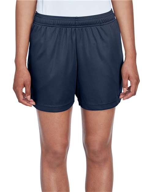 Women's Zone Performance Shorts - - 15143 Sport Dark Navy 678D9 AB Exclusive Brands Back to School 2025 CA Bottoms CA New ab Explore Fitness & Wellness Explore Fitness & Wellness Gym & Training Explore Fitness & Wellness Physical Fitness New AB Pockets Polyester - 100% S&S Exclusive Brands Shorts Team 365 TT11SHW Womens