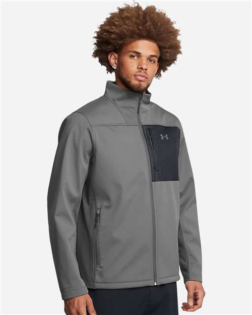 Men's ColdGear® Infrared Shield 2.0 Jacket - - 15338 Castlerock Grey 1371586 138E2 9-9.9 oz AB Retail Exclusive Brands Adjustable Apparel CA New ab Drawstring Full-Zips Jackets Mens & Unisex New AB Outerwear Pockets Polyester Polyester - 100% S&S Exclusive Brands Under Armour Water Resistant Windbreakers Zips