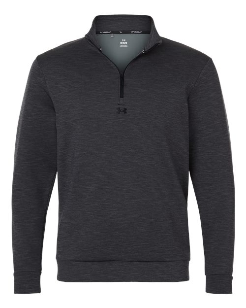 Under Armour 1387124, Men's Drive Midlayer Quarter-zip Pullover, Black/ Black