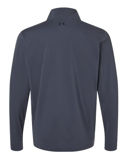 Under Armour 1389864, Men's Drive Quarter-zip Pullover, Downpour Grey/ Midnight Navy