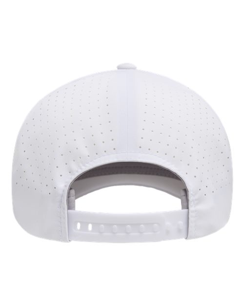 Flexfit 180AP, Delta Snapback Perforated Cap, White