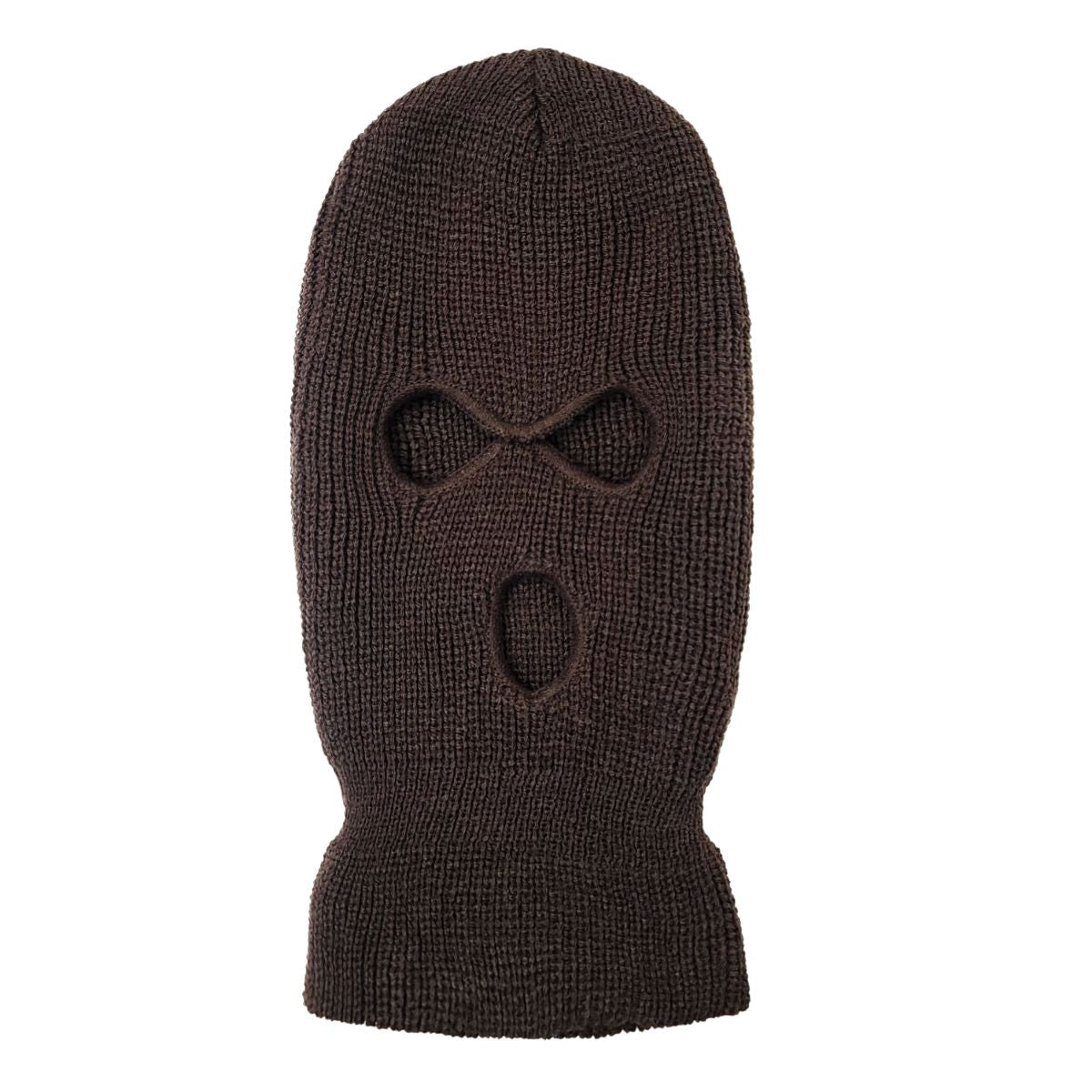 3 Hole Balaclava - JF3, Multi-Coloured Brown OSFA