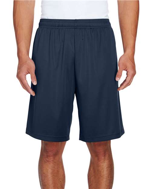 Men's Zone Performance Shorts - - 15639 Sport Dark Navy 677D9 AB Exclusive Brands Back to School 2025 CA Bottoms CA New ab Explore School & Team - Players Explore School & Team - Teams Explore School & Teams Mens & Unisex New AB Pockets Polyester - 100% S&S Exclusive Brands Shorts Team 365 TT11SH