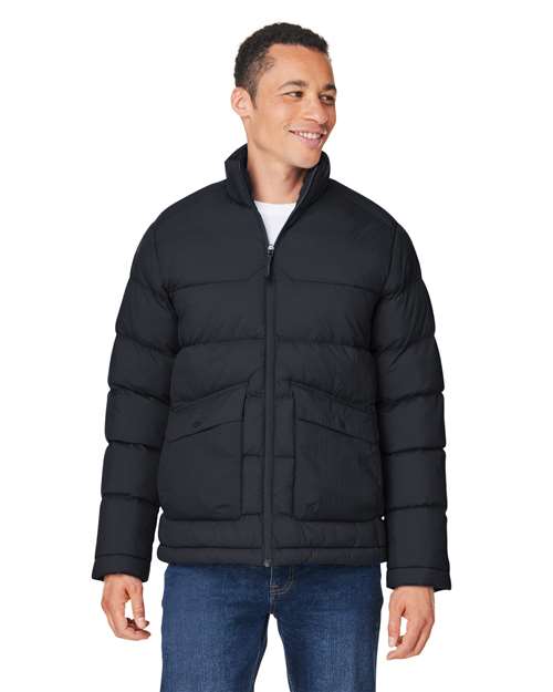 Men's Inspire Puffer Jacket - - 15632 Black 312A7 AB Exclusive Brands CA New ab CE720 CORE365 Explore Corporate Explore Corporate Gifting & Incentives Explore Corporate Gifting - Splurge Full-Zips Jackets Long Sleeves Mens & Unisex New AB Nylon Outerwear Pockets Puffers S&S Exclusive Brands Water Resistant Zips