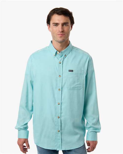 Columbia 155205, Men's Rapid Rivers Ii Shirt, Vintage Blue Oxford