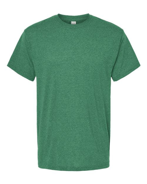 M&O 4800, Men's Gold Soft Touch T-shirt, Heather Kelly Green