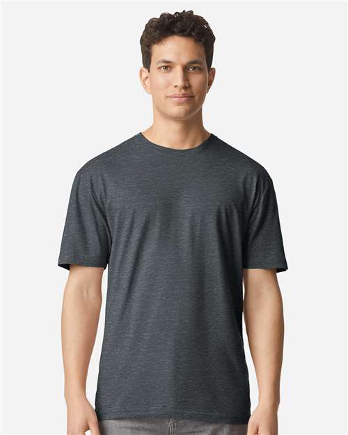 Gildan 3000, Unisex Light Cotton T-shirt, Dark Heather