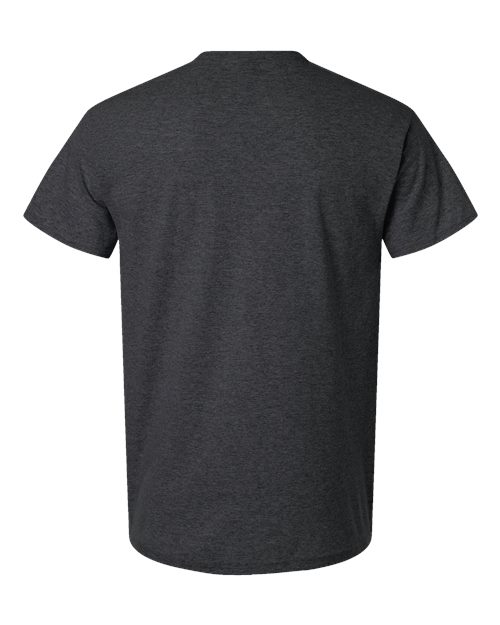Gildan 3000, Unisex Light Cotton T-shirt, Heather Dark Grey