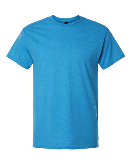 Gildan 3000, Unisex Light Cotton T-shirt, Heather Sapphire