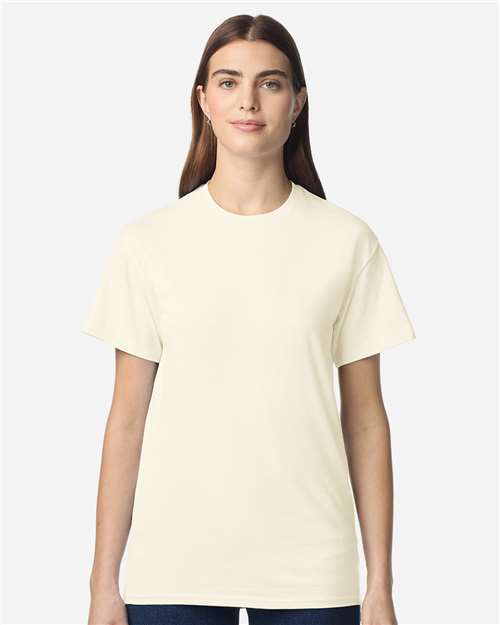 Gildan 3000, Unisex Light Cotton T-shirt, Off White