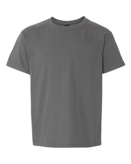 Gildan 3000B, Youth Light Cotton T-shirt, Charcoal