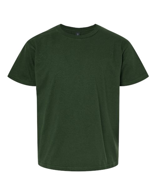 Gildan 3000B, Youth Light Cotton T-shirt, Forest Green