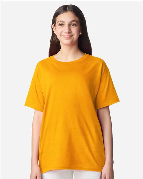 Gildan 3000B, Youth Light Cotton T-shirt, Gold