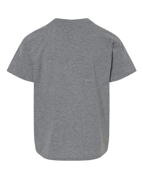 Gildan 3000B, Youth Light Cotton T-shirt, Graphite Heather