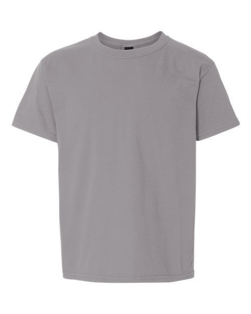 Gildan 3000B, Youth Light Cotton T-shirt, Gravel