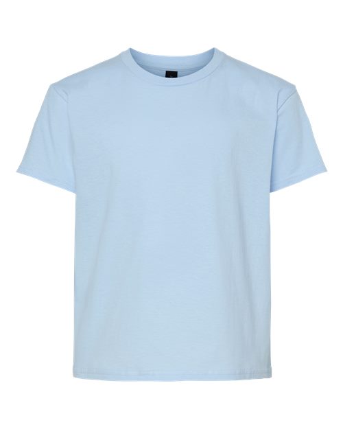 Gildan 3000B, Youth Light Cotton T-shirt, Light Blue