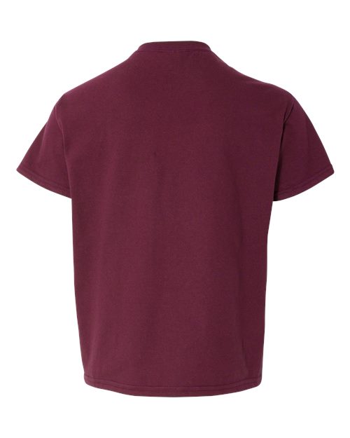 Gildan 3000B, Youth Light Cotton T-shirt, Maroon