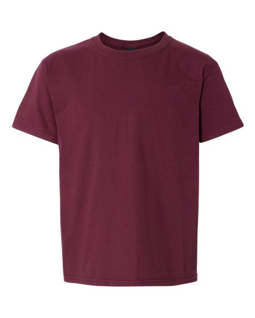 Gildan 3000B, Youth Light Cotton T-shirt, Maroon