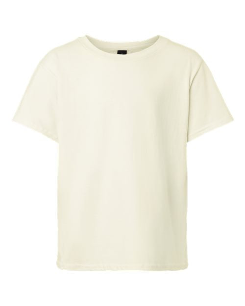 Gildan 3000B, Youth Light Cotton T-shirt, Off White