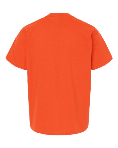 Gildan 3000B, Youth Light Cotton T-shirt, Orange