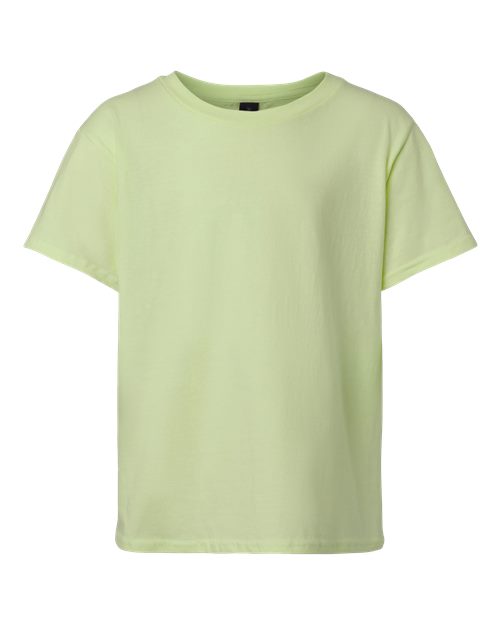 Gildan 3000B, Youth Light Cotton T-shirt, Pistachio
