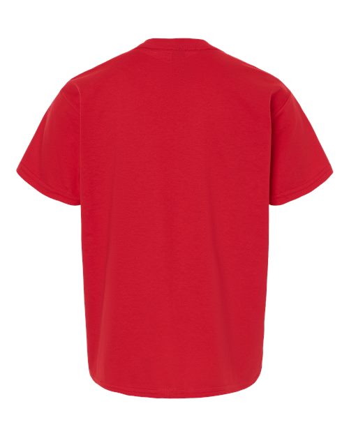 Gildan 3000B, Youth Light Cotton T-shirt, Red