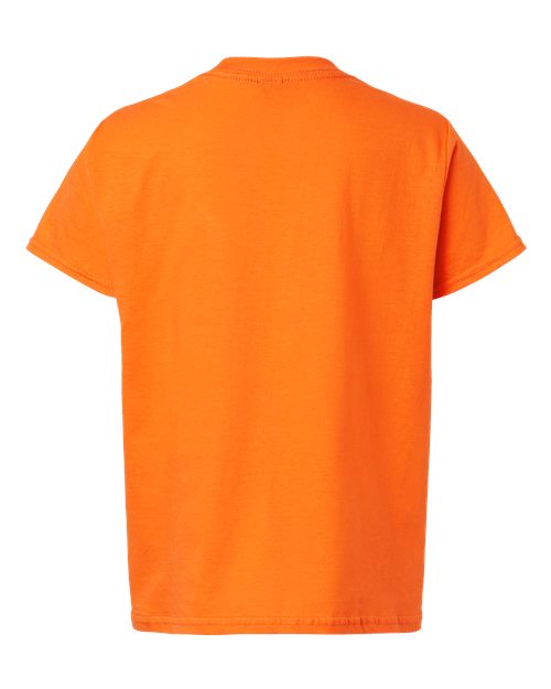 Gildan 3000B, Youth Light Cotton T-shirt, Safety Orange