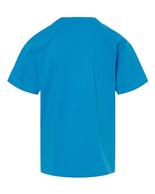Gildan 3000B, Youth Light Cotton T-shirt, Sapphire