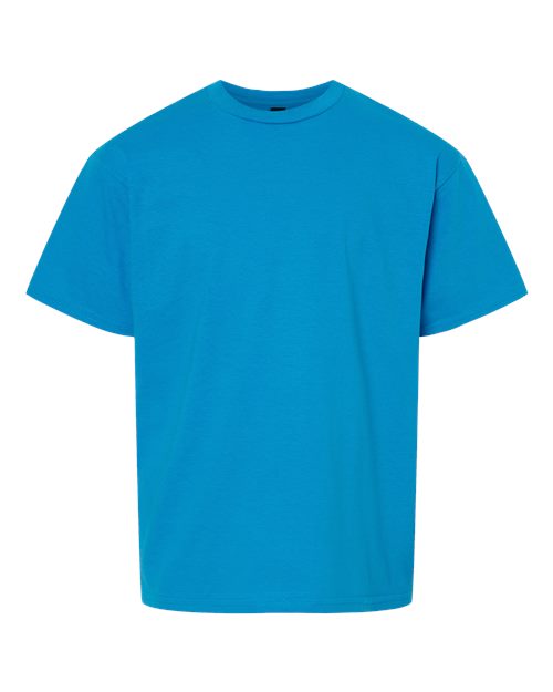 Gildan 3000B, Youth Light Cotton T-shirt, Sapphire