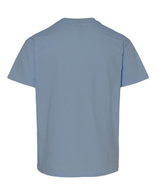 Gildan 3000B, Youth Light Cotton T-shirt, Stone Blue