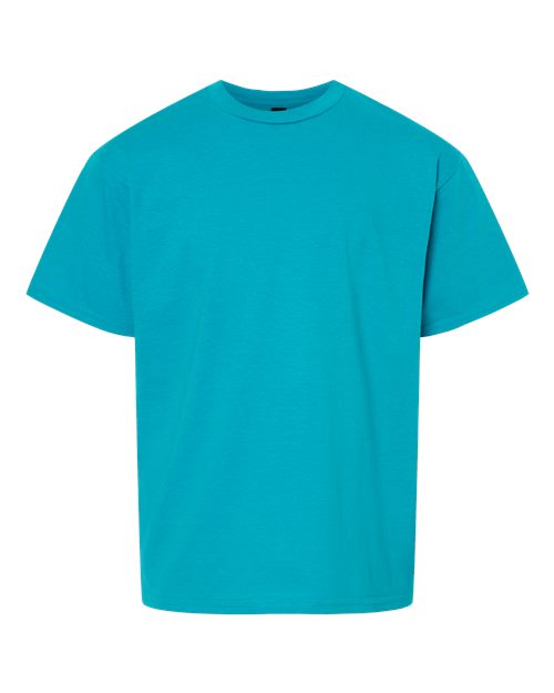 Gildan 3000B, Youth Light Cotton T-shirt, Tropical Blue