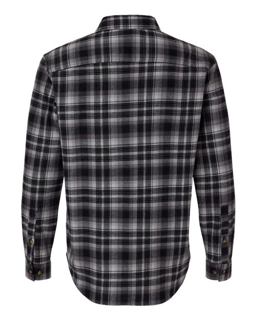Columbia 161795, Men's Cornell Woods Flannel Shirt, Black Backland Tartan